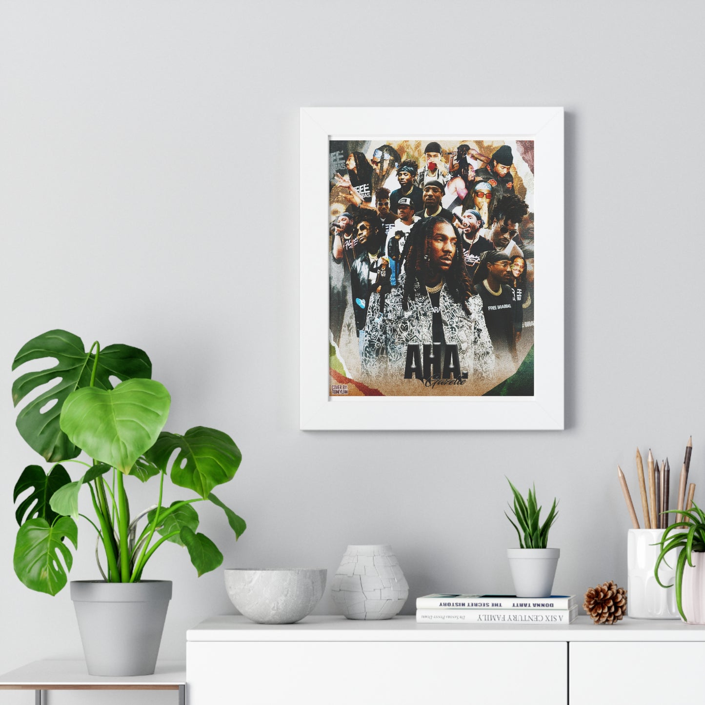 AHA Gazelle | Poster Framed