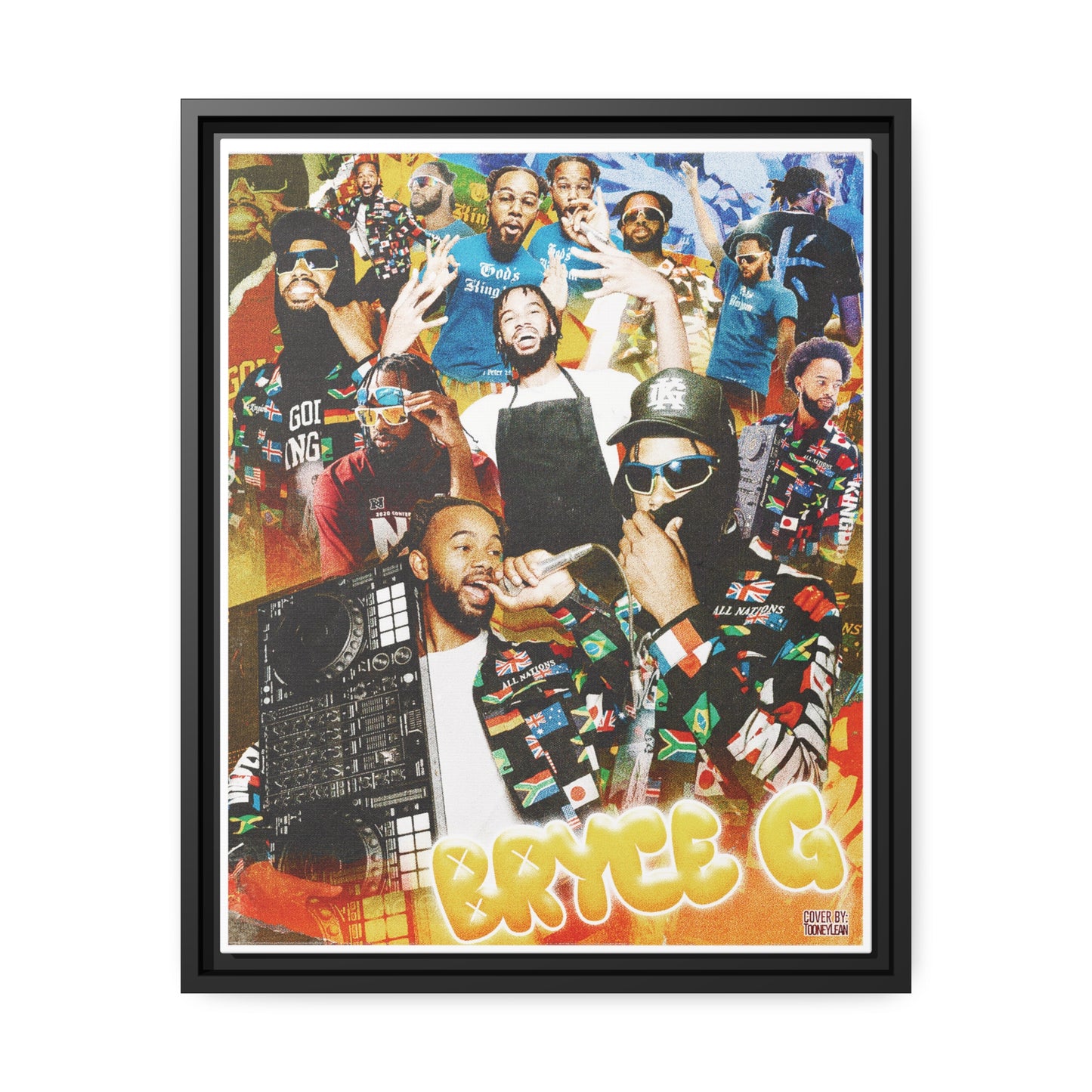 BRYCE G | Matte Canvas Framed