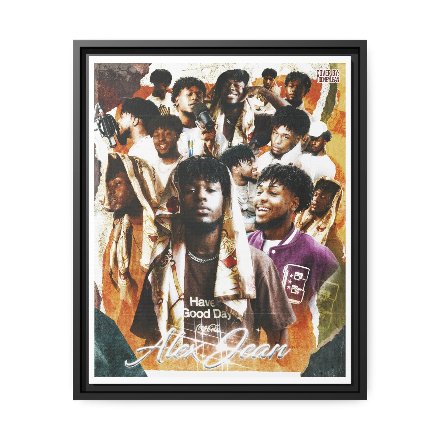 AlexJean | Matte Canvas Framed