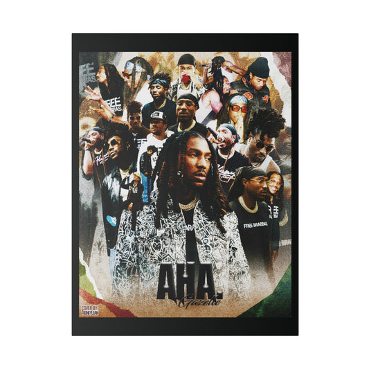AHA Gazelle | Matte Canvas Print