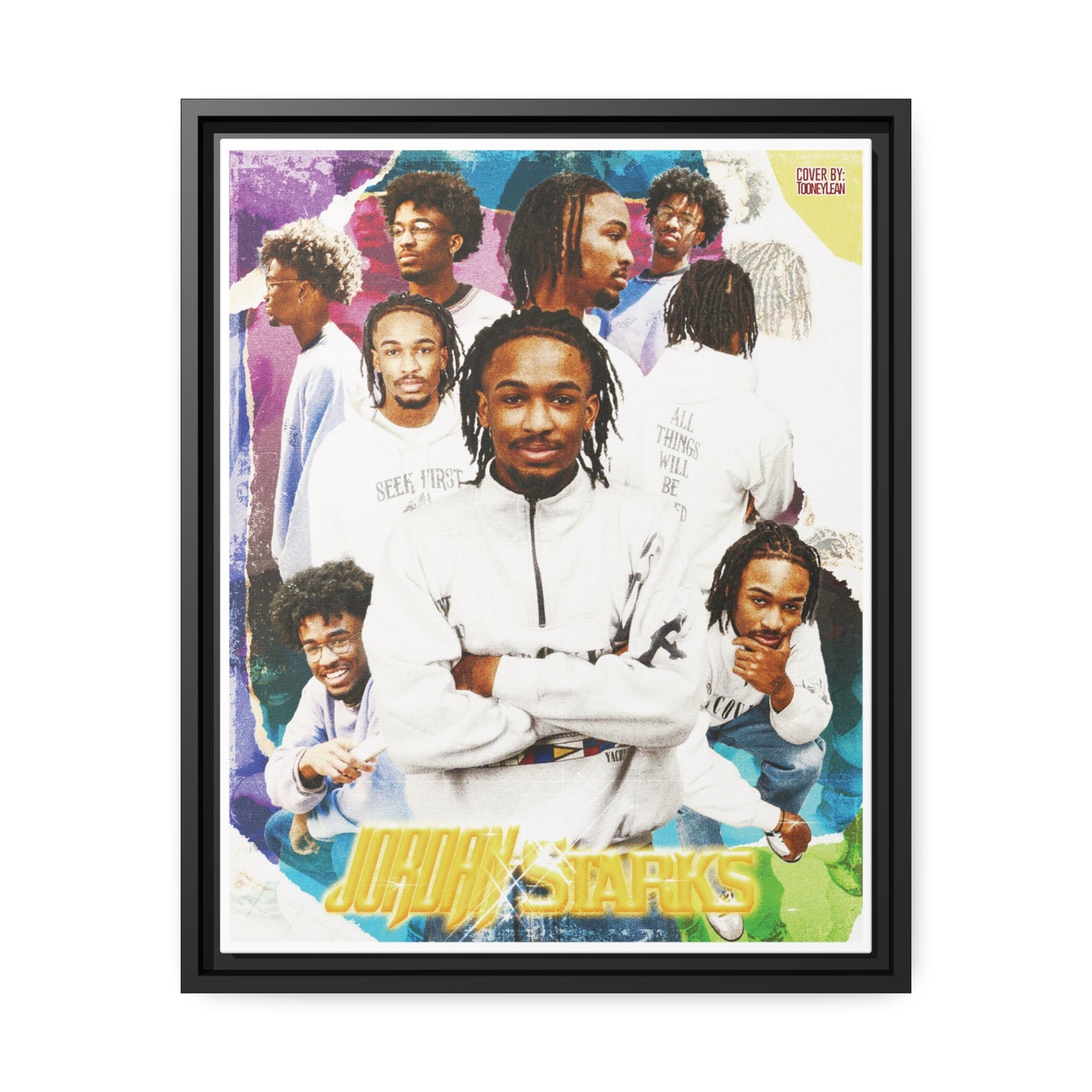 JordanStarks | Matte Canvas Framed