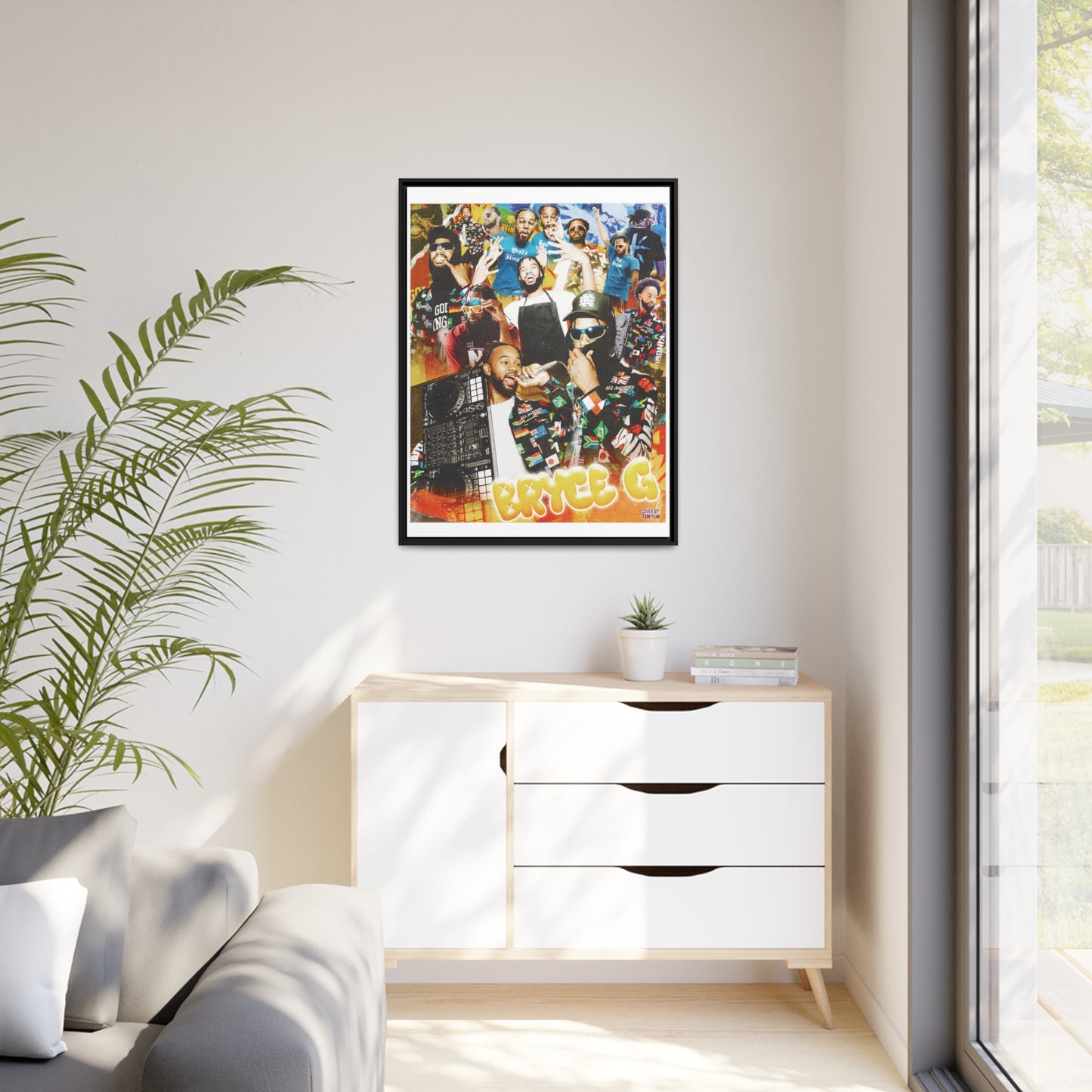 BRYCE G | Matte Canvas Framed
