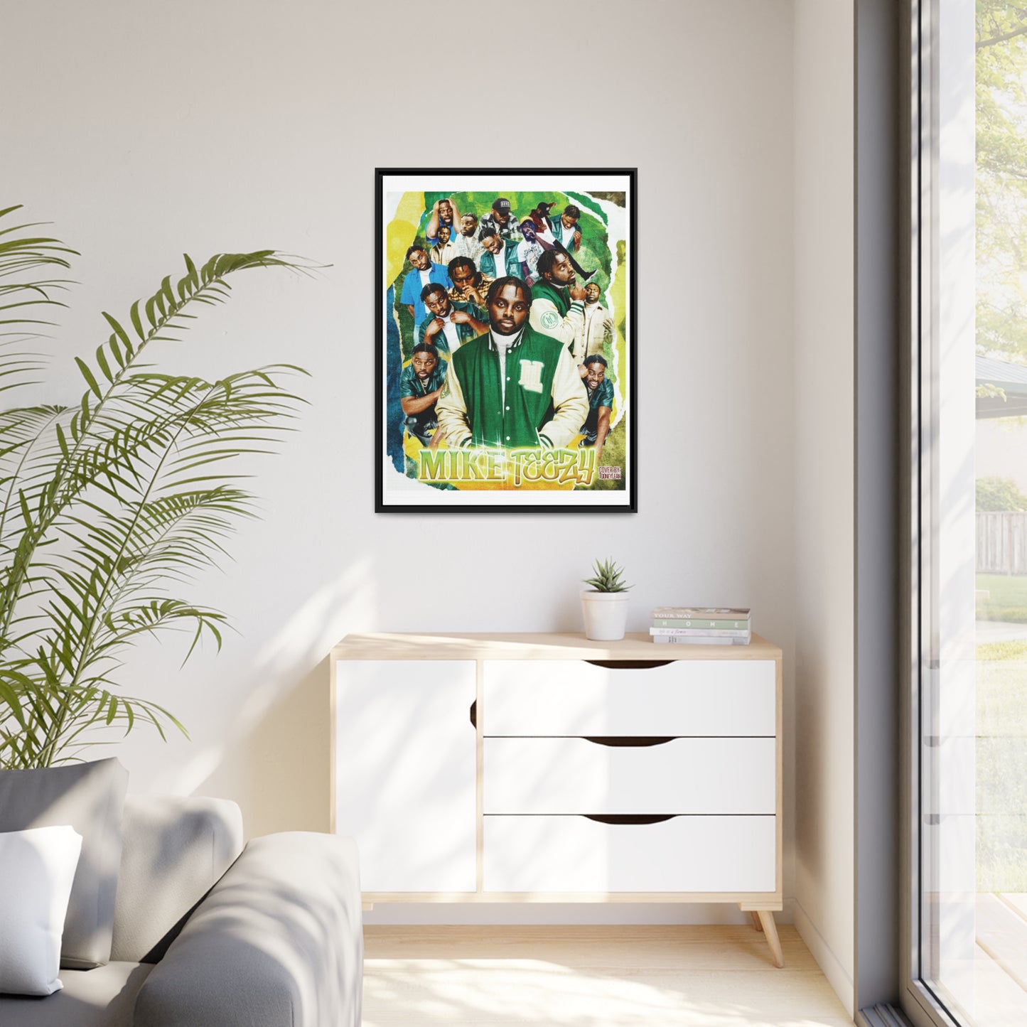 MikeTeezy | Matte Canvas Framed