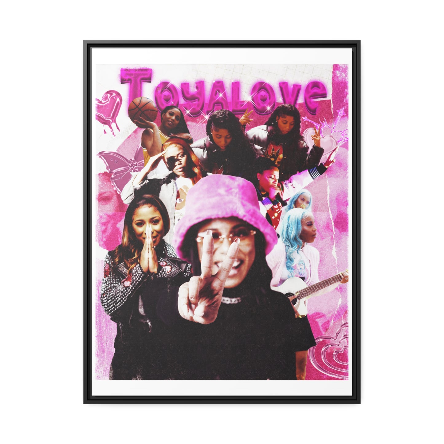 TOYA LOVE | Matte Canvas Framed