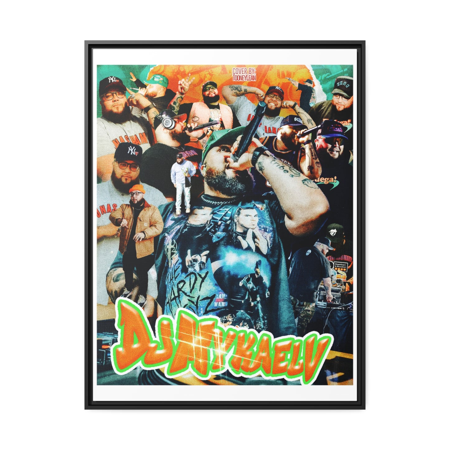 DJMyKaelV | Matte Canvas Framed