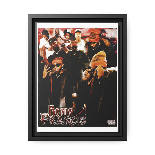 Benin Francis | Matte Canvas Framed