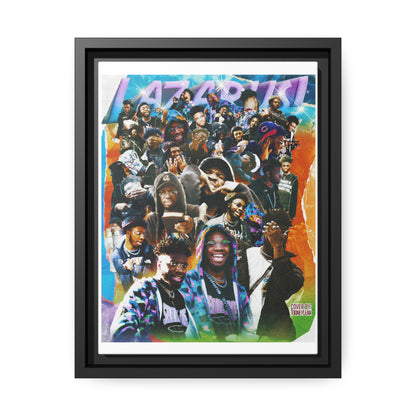 LAZRUS! | Matte Canvas Framed