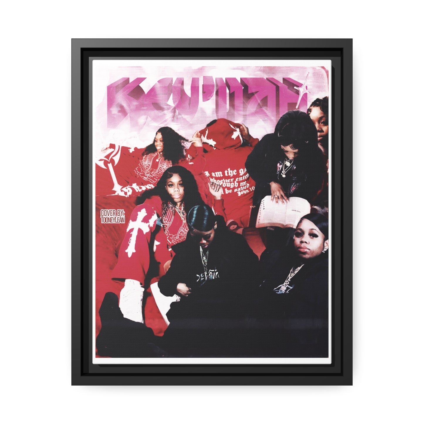 KEY'IJAH | Matte Canvas Framed
