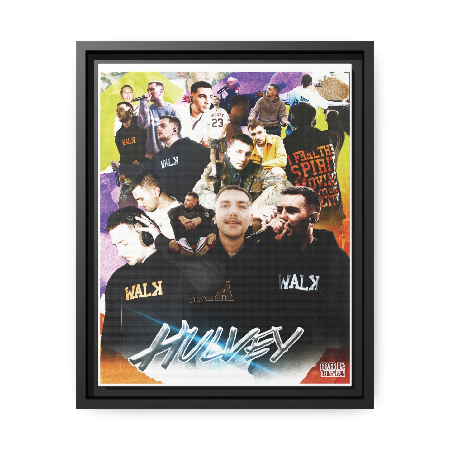 Hulvey | Matte Canvas Framed
