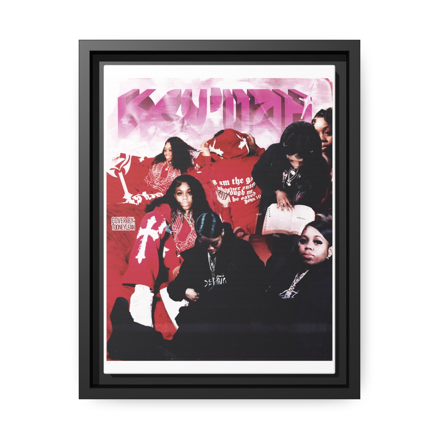 KEY'IJAH | Matte Canvas Framed