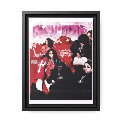 KEY'IJAH | Matte Canvas Framed