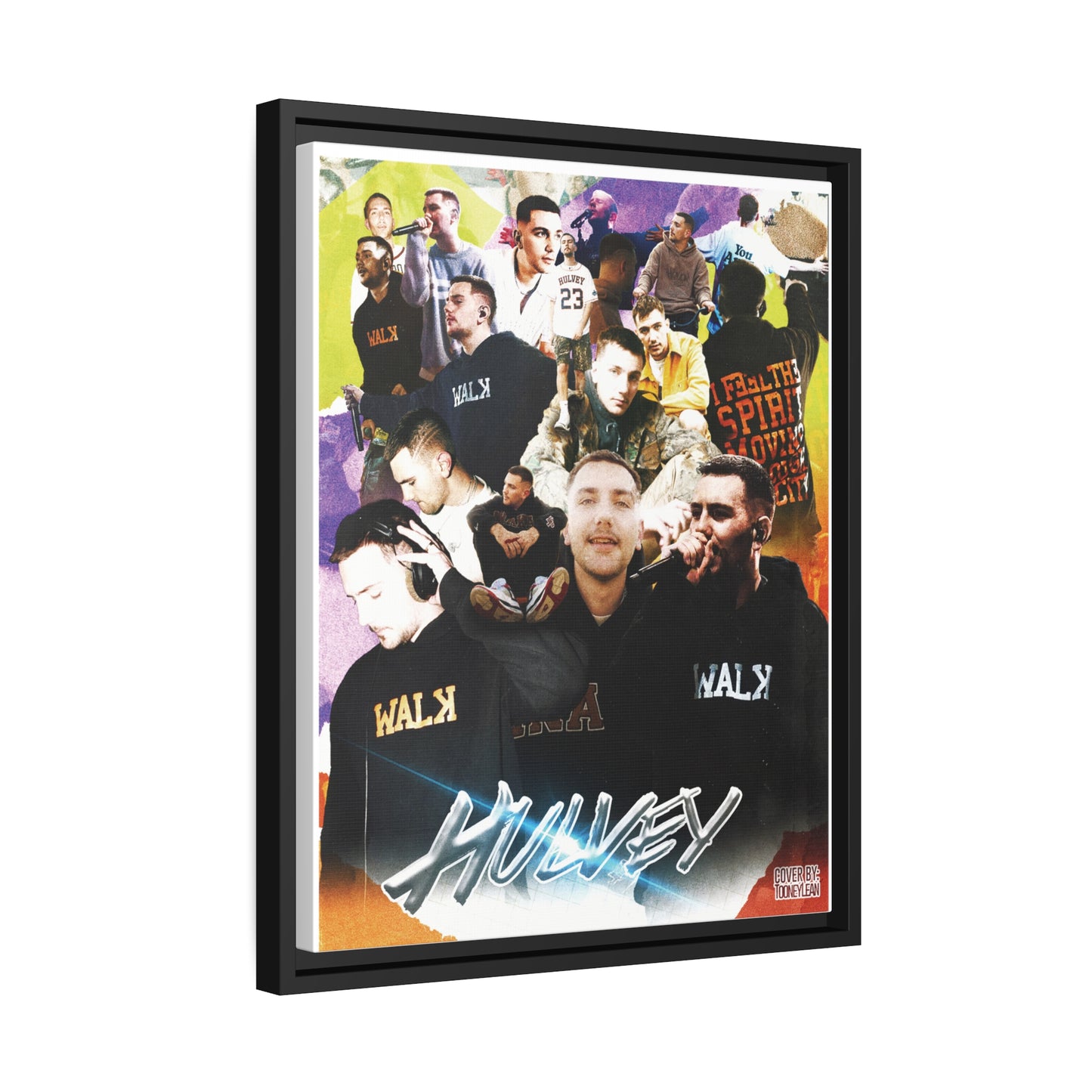 Hulvey | Matte Canvas Framed