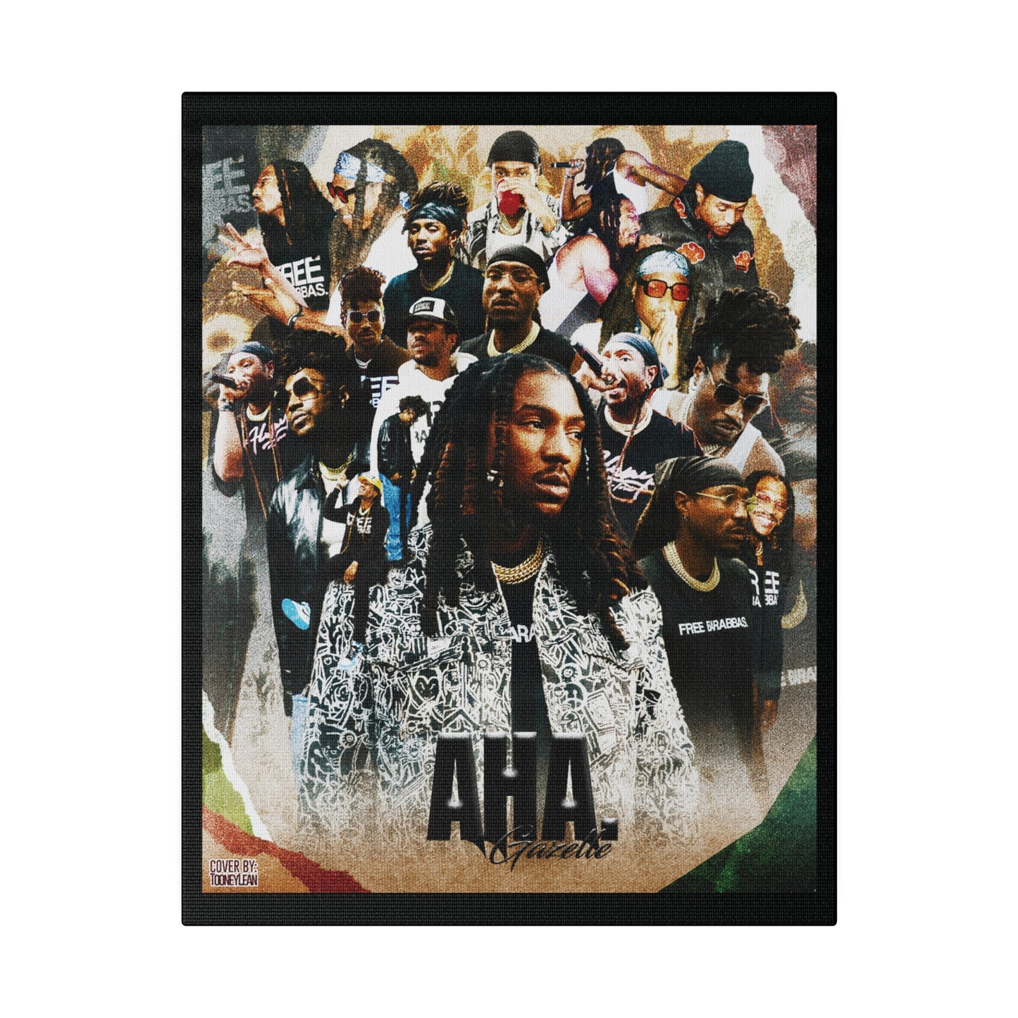 AHA Gazelle | Matte Canvas Print