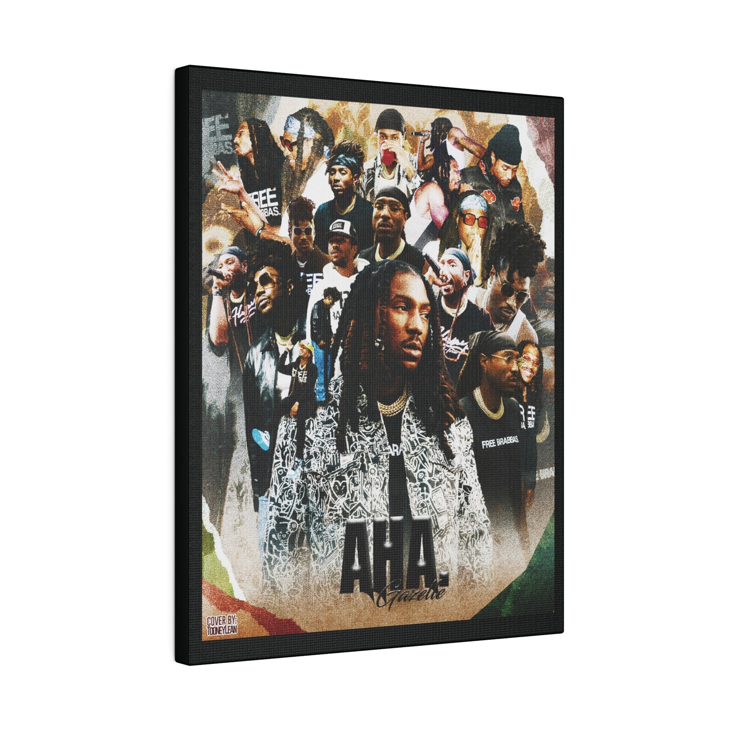 AHA Gazelle | Matte Canvas Print