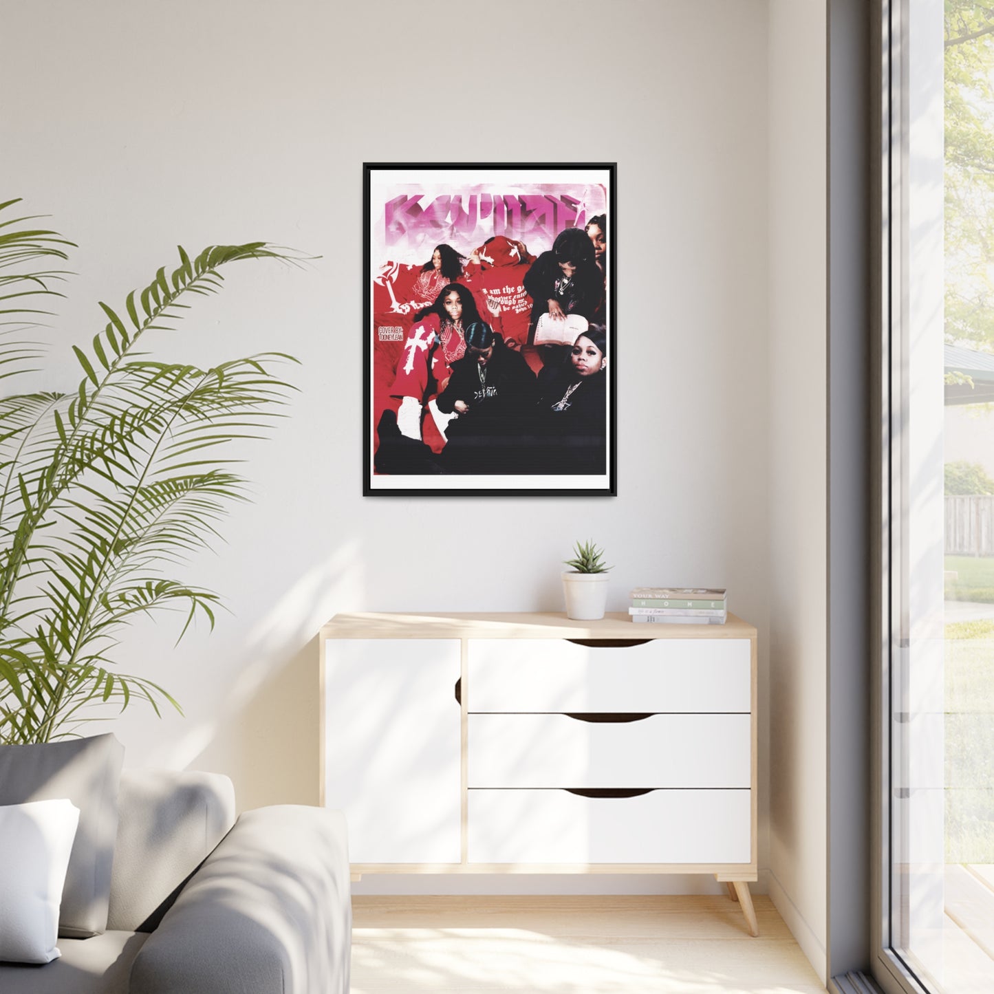 KEY'IJAH | Matte Canvas Framed