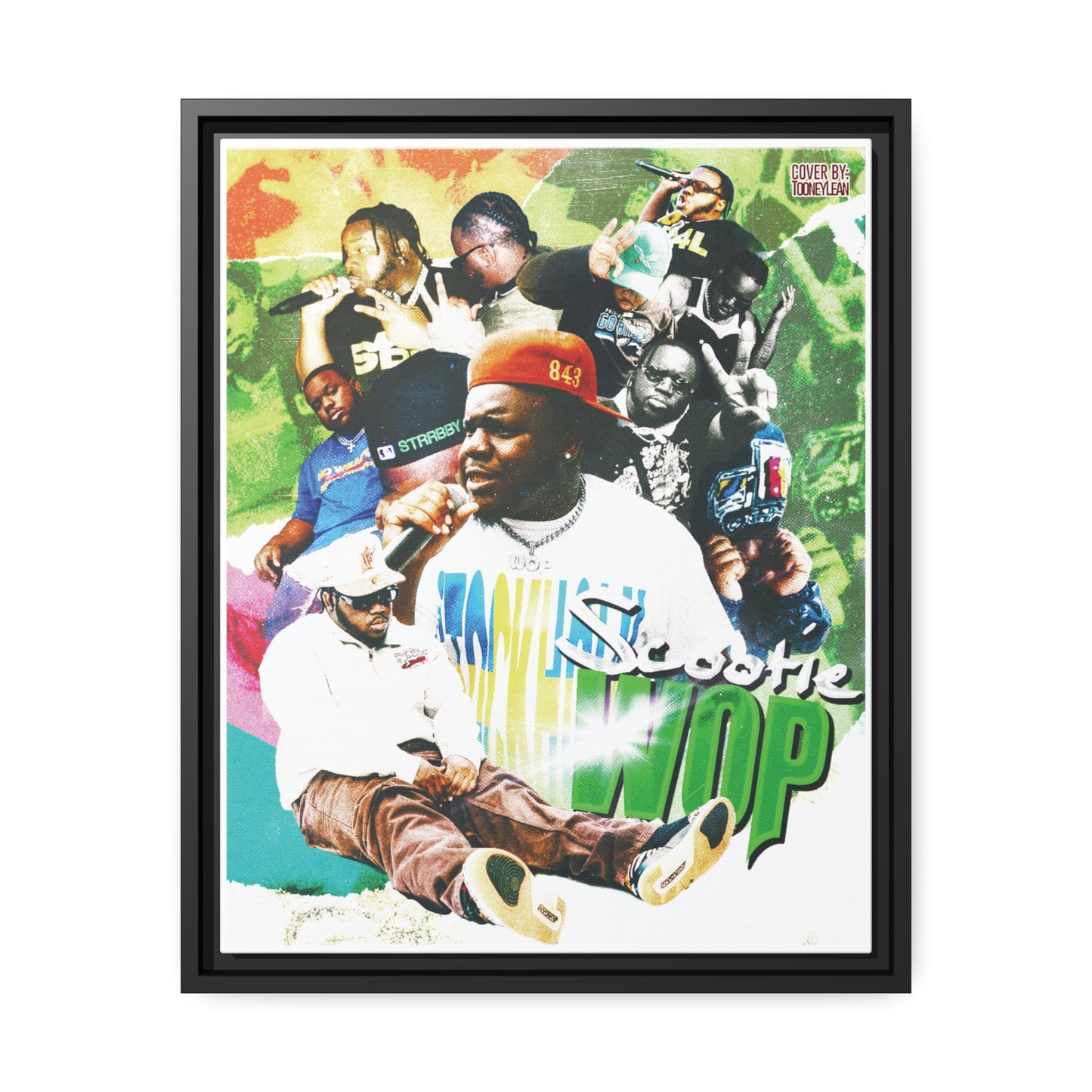 ScootieWop | Matte Canvas Framed