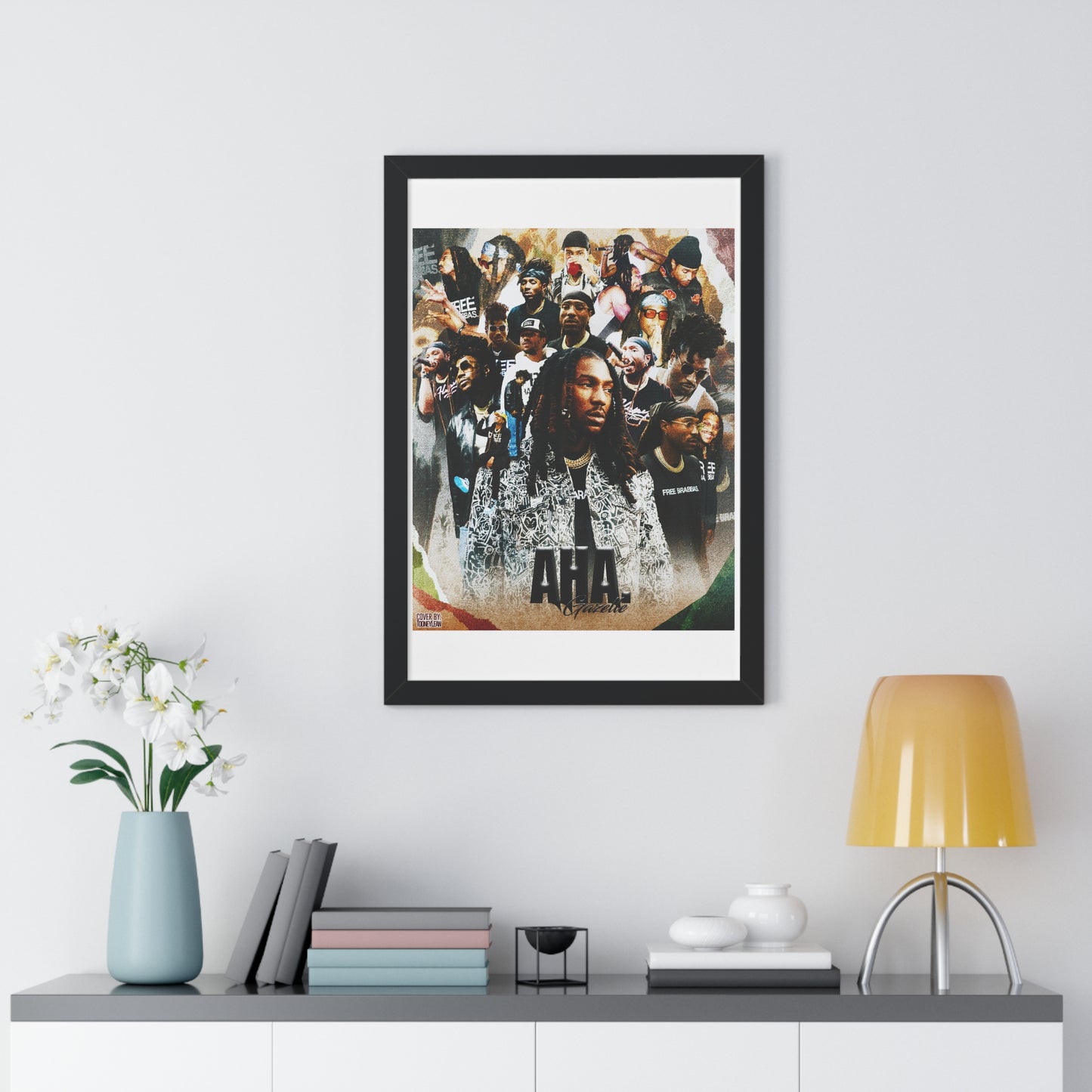 AHA Gazelle | Poster Framed