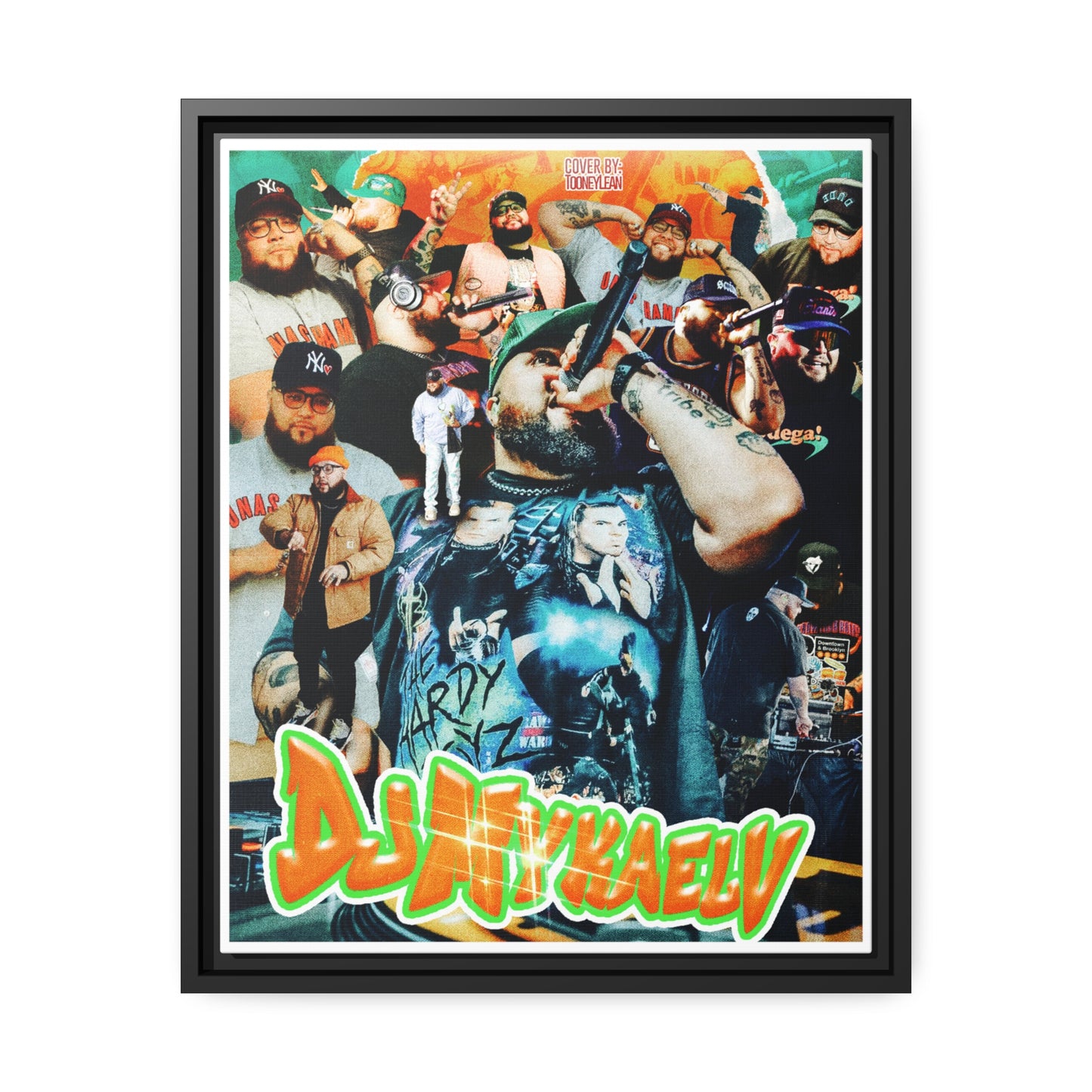 DJMyKaelV | Matte Canvas Framed