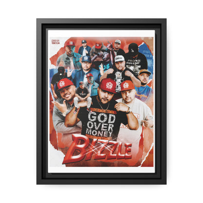 Bizzle | Matte Canvas Framed