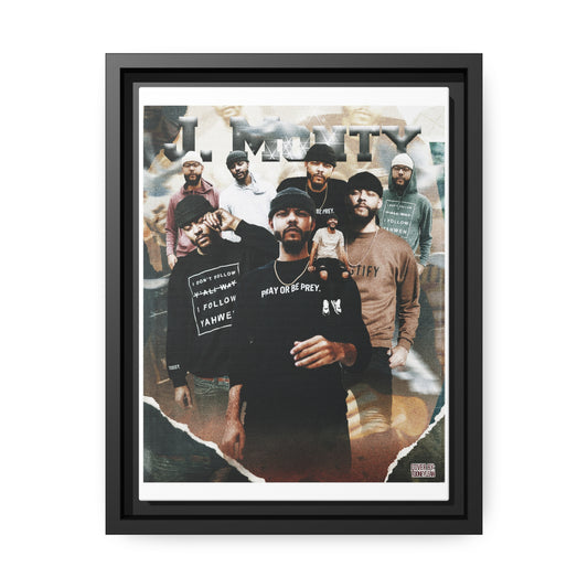 J.Monty | Matte Canvas Framed