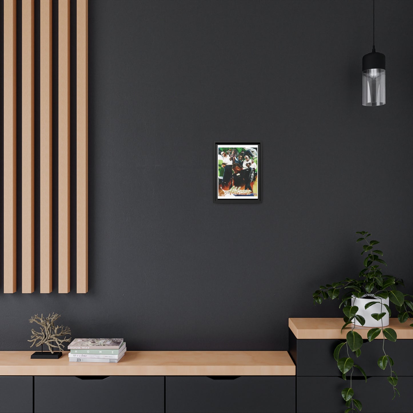 Aklesso | Matte Canvas Framed