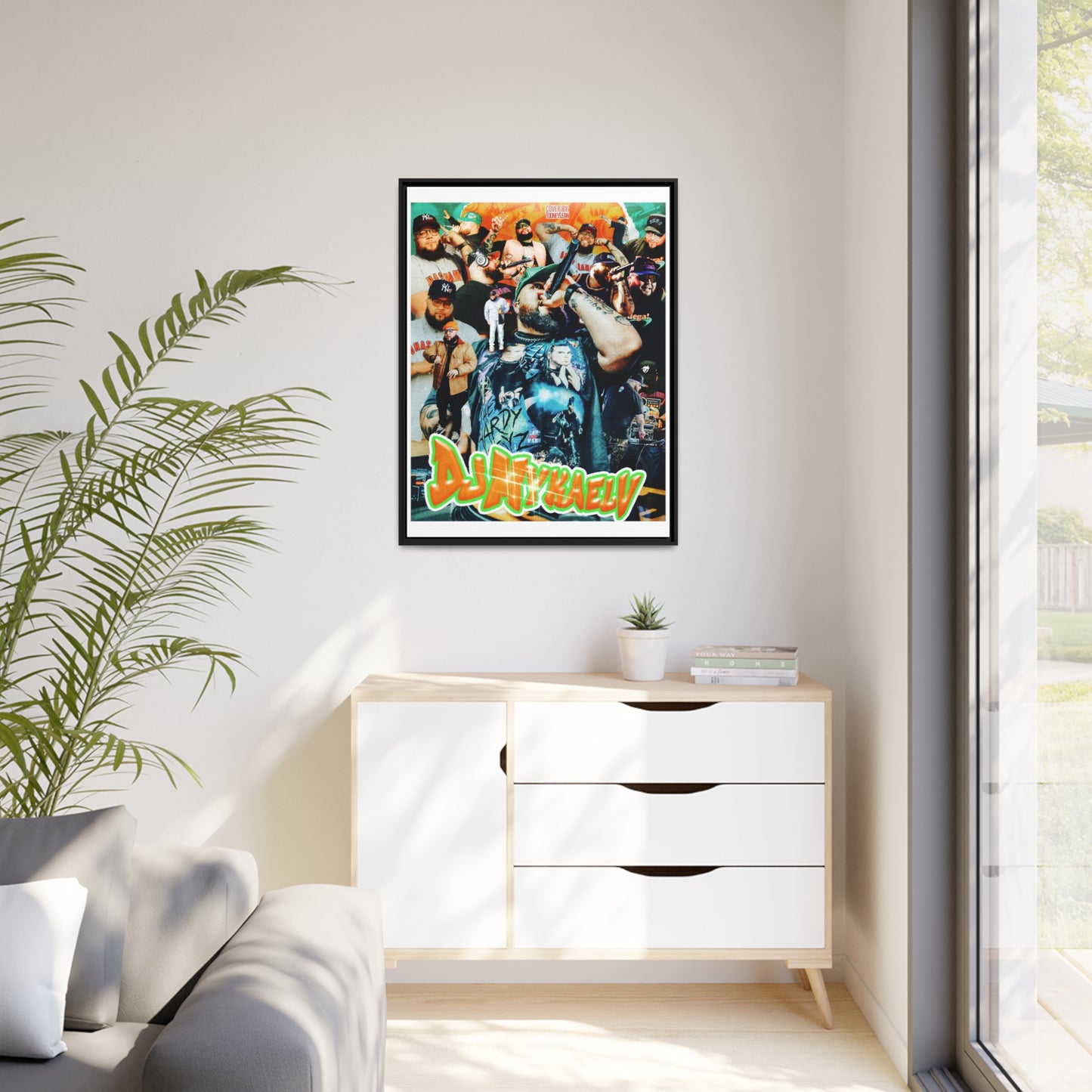 DJMyKaelV | Matte Canvas Framed