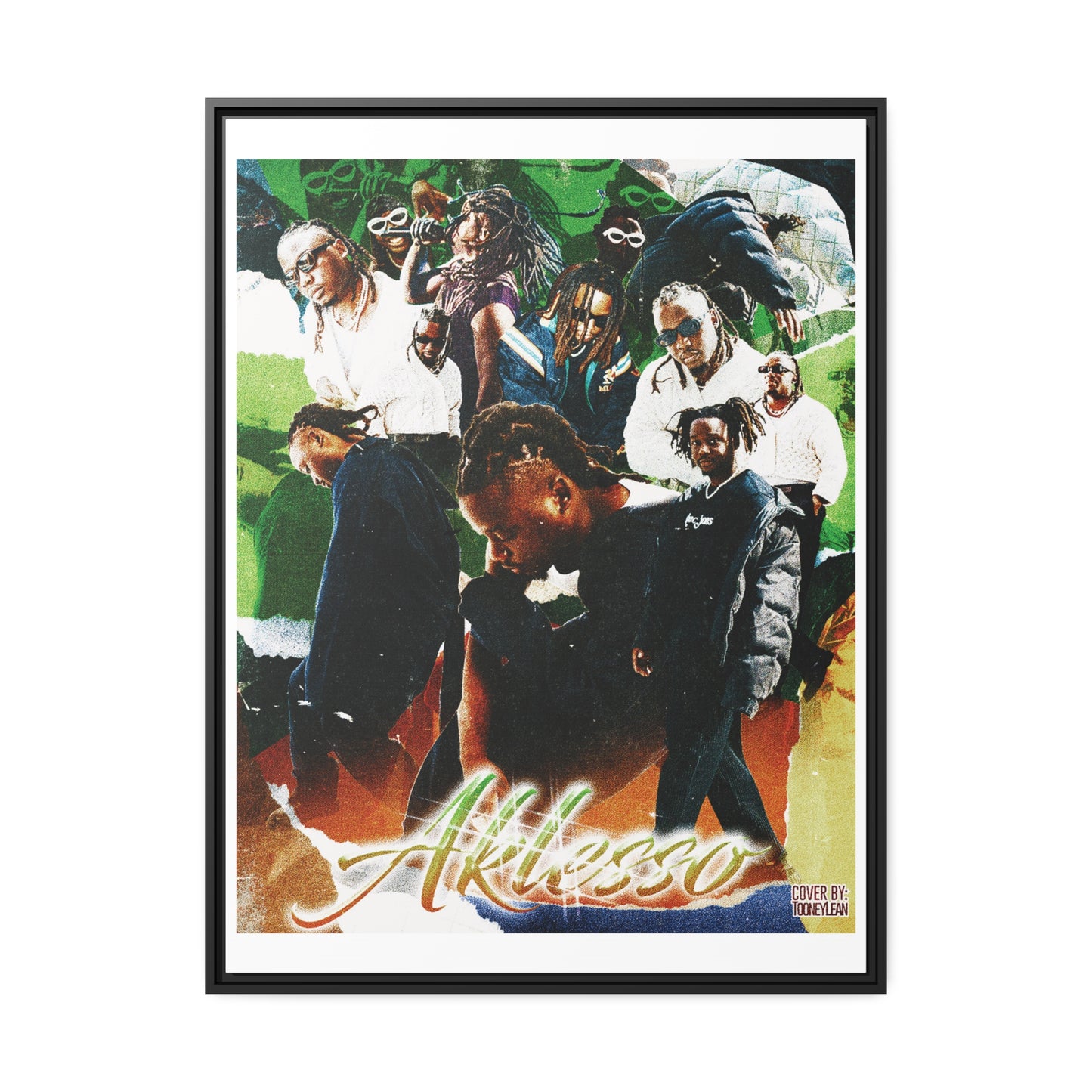 Aklesso | Matte Canvas Framed