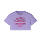 I'm Just A Fly Gurl" Crop Top | 200GSM (PINK)