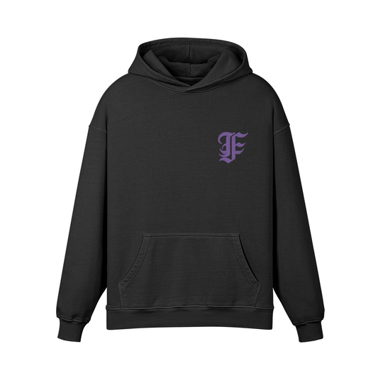 FFPurple Classic Embroidered |  Heavyweight Hoodie (440GSM)