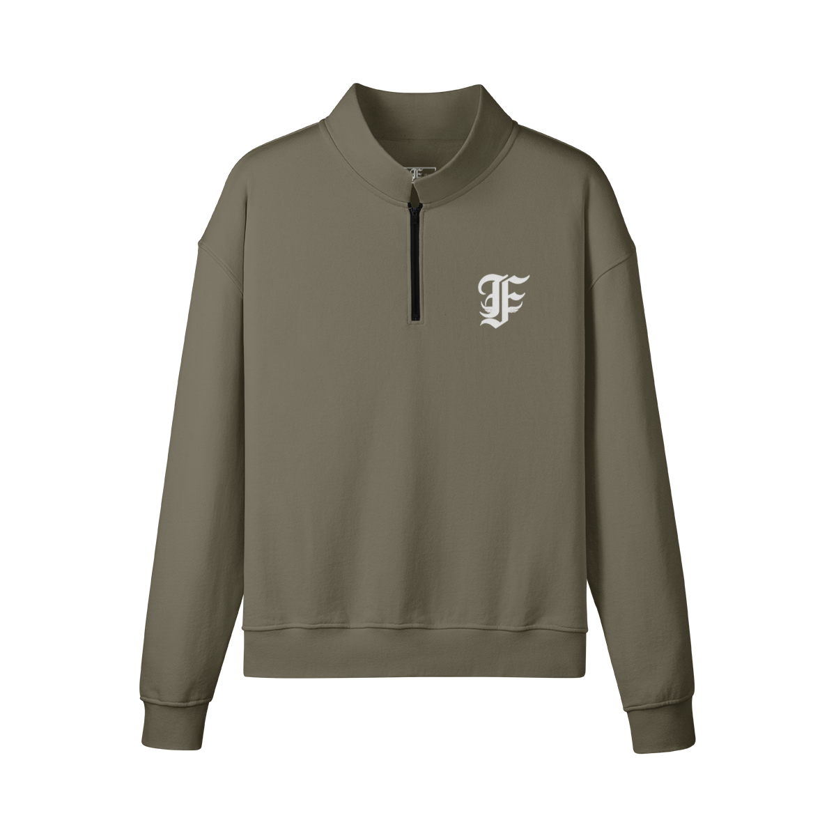 FFClassic [Embroidered] | Heavyweight Half-zip (380GSM)