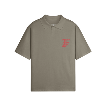 FFClassic Scarlet [Embroidered] | 240GSM Heavyweight Polo