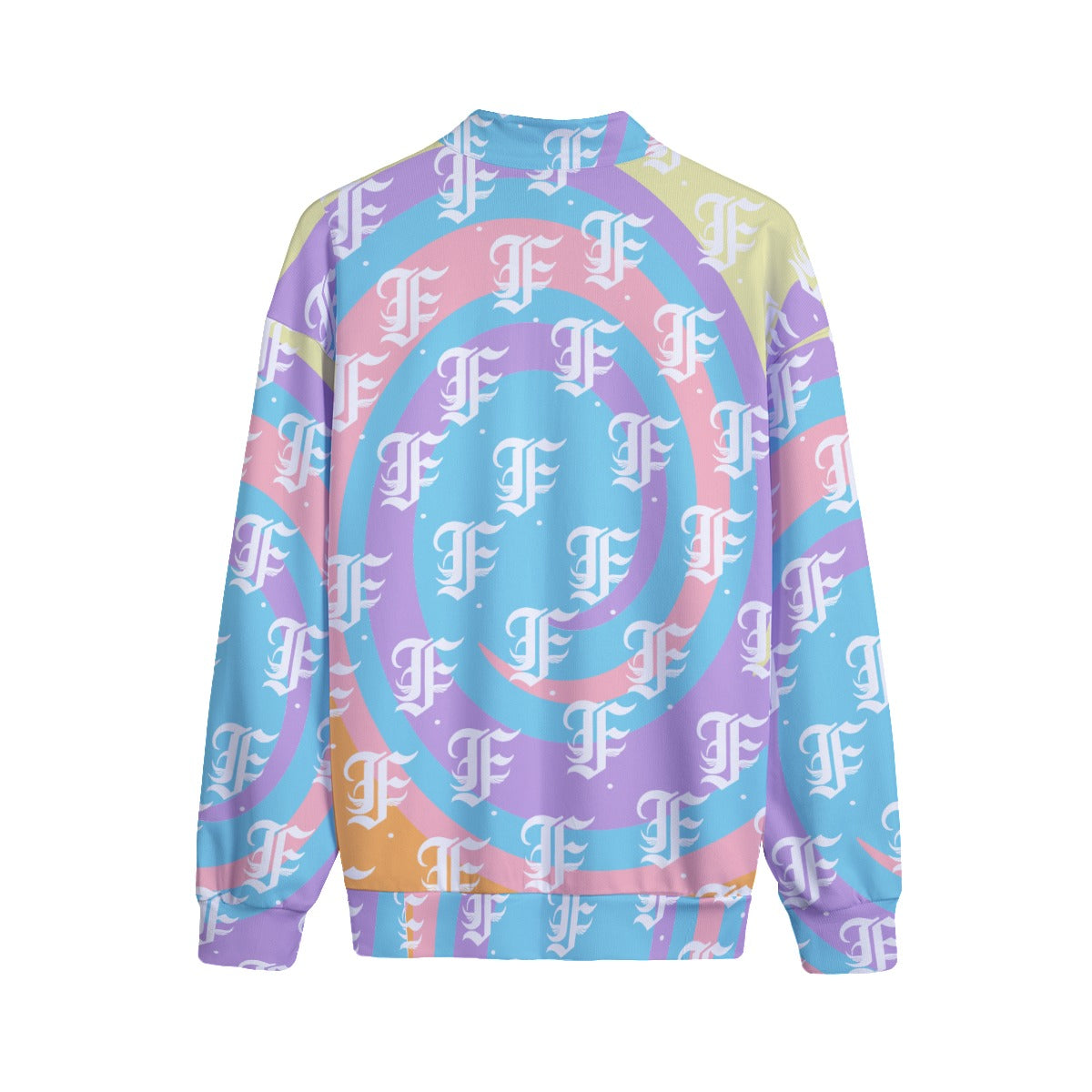 FFPastelSwirl | Quarter Zip Sweater