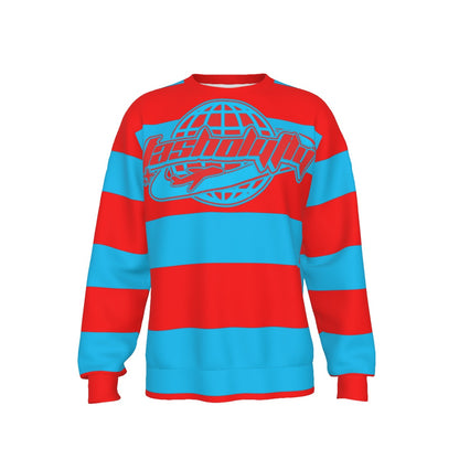 Red & Blue Striped | Basic Sweater