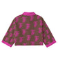 FFBrown&Pink [Cropped Button-Up Jacket] | 245GSM Cotton