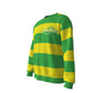 Green & Yellow Striped | Basic Sweater