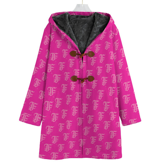 FFHotPink | Fleece Canvas Coat