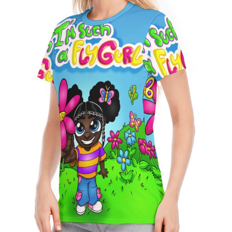 Such a FlyGurl AOP Tee | 190GSM Cotton