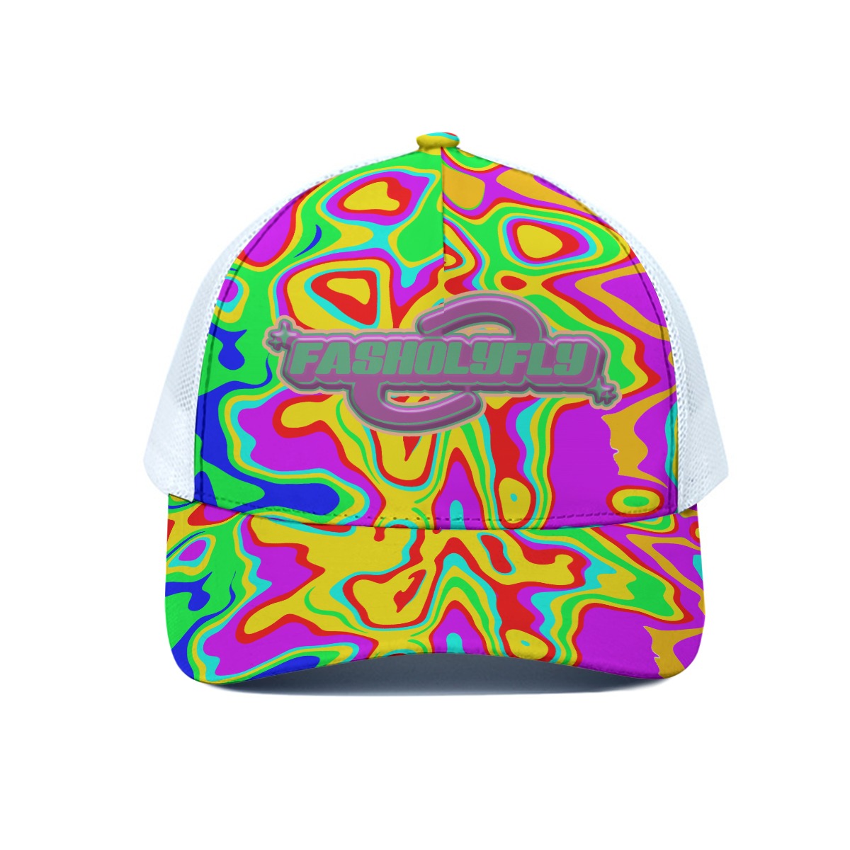 FFGroovy | Cap W/ White Half-mesh