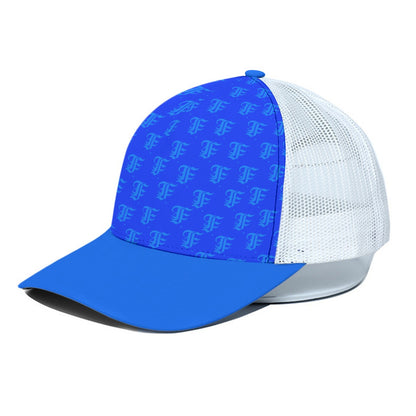 FFBlue | Cap W/ White Half-mesh