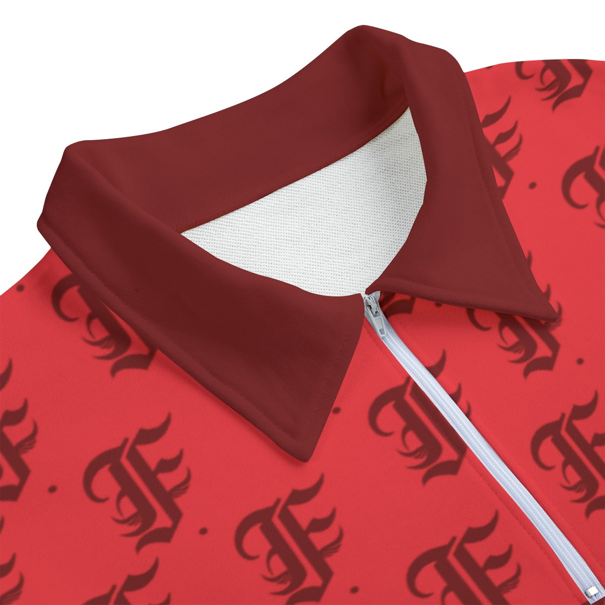 FFRed Heavyweight Zip-Up Polo  | 310GSM Cotton