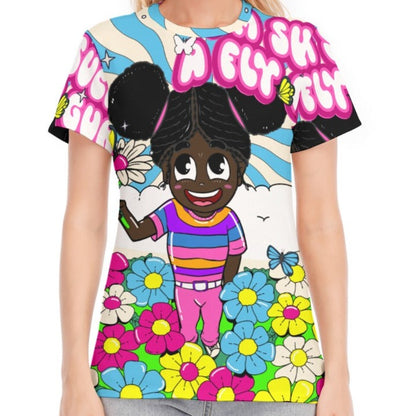 FlyGurl AOP Tee | 190GSM Cotton