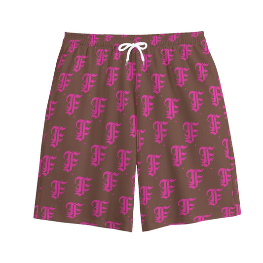 FFBrown&Pink Shorts | 310GSM Cotton
