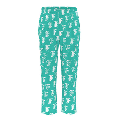 FFTurquoise | Track Cargo Pants
