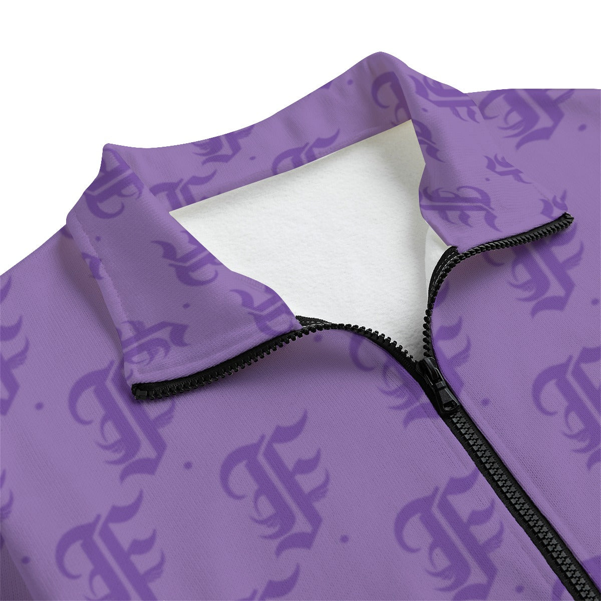 FFPurple | Knitted Fleece Zip-up
