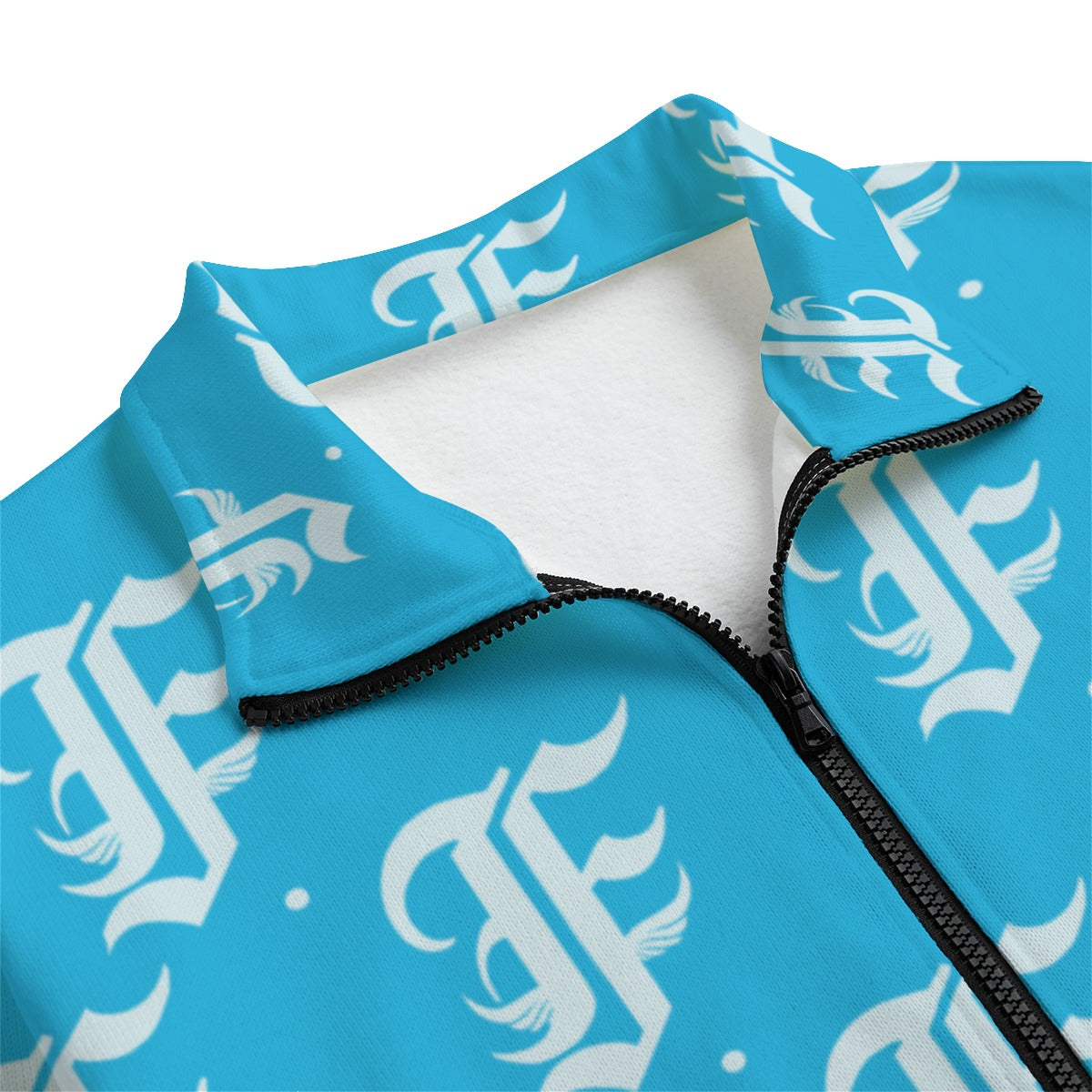 FFBabyBlu | Knitted Fleece Zip-up
