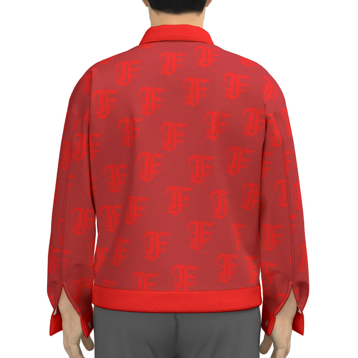 FFDarkCherry Trucker Jacket | 245GSM Cotton