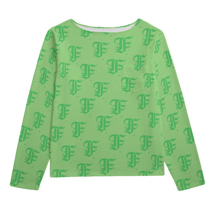 FFMintGreen Boat Neck Sweatshirt | 310GSM Cotton