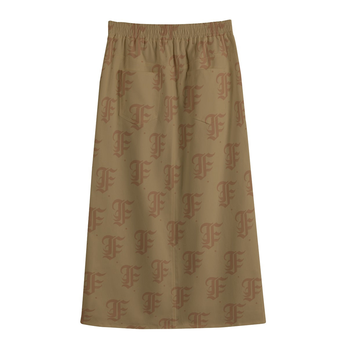 FFCoffee Mid-slit Skirt | 245GSM Cotton