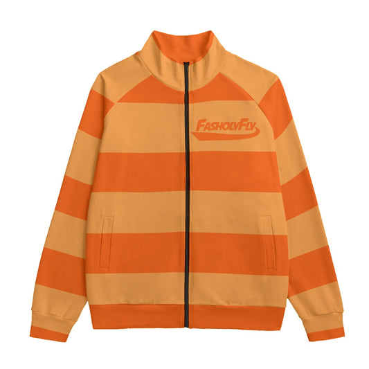 Creamsicle Striped Zip-up | 310GSM Cotton