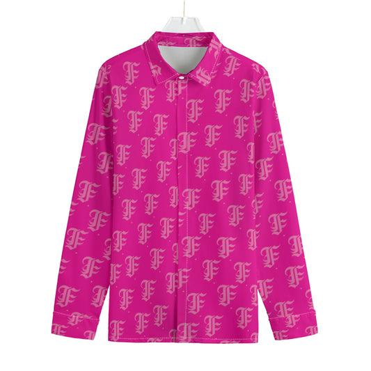 FFHotPink Button-Up |115GSM Cotton poplin